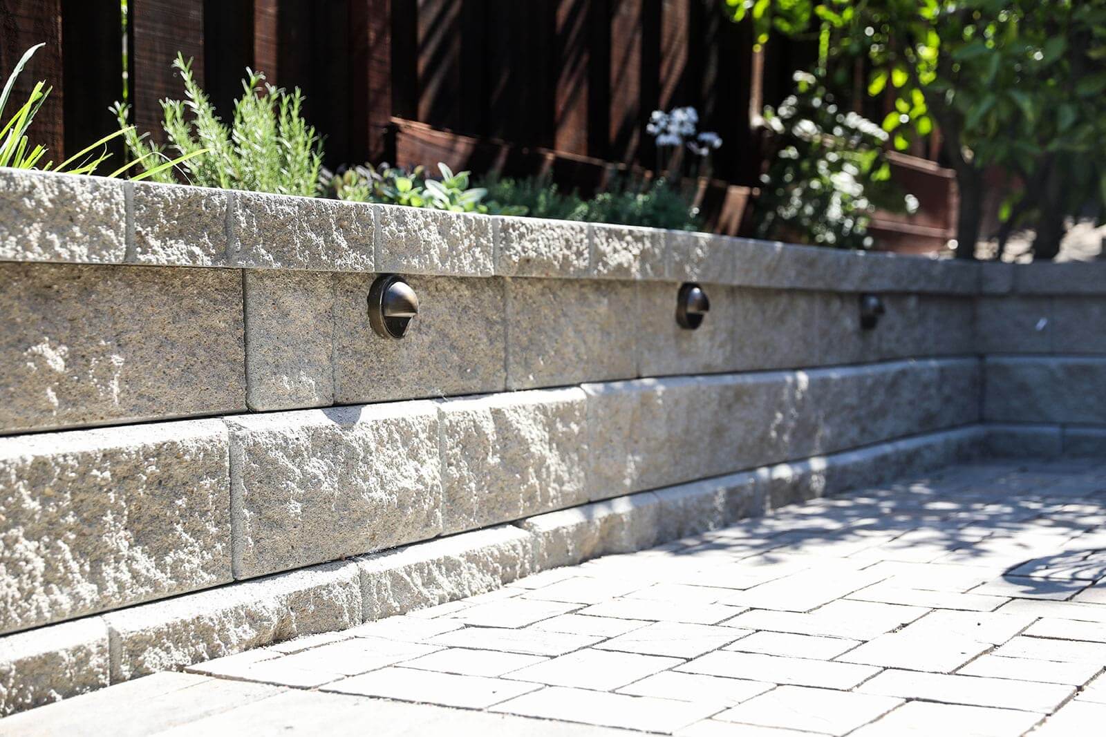 Commercial property curb appeal enhanced with landscaping by K&D Landscaping