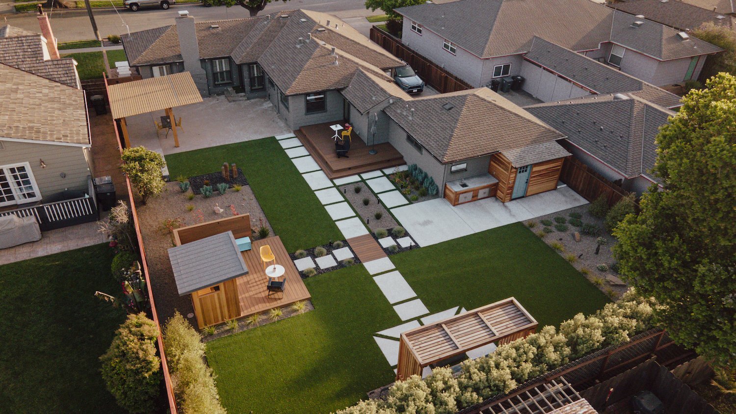 Outdoor living environment centered around relaxation and daily routines by K&D Landscaping