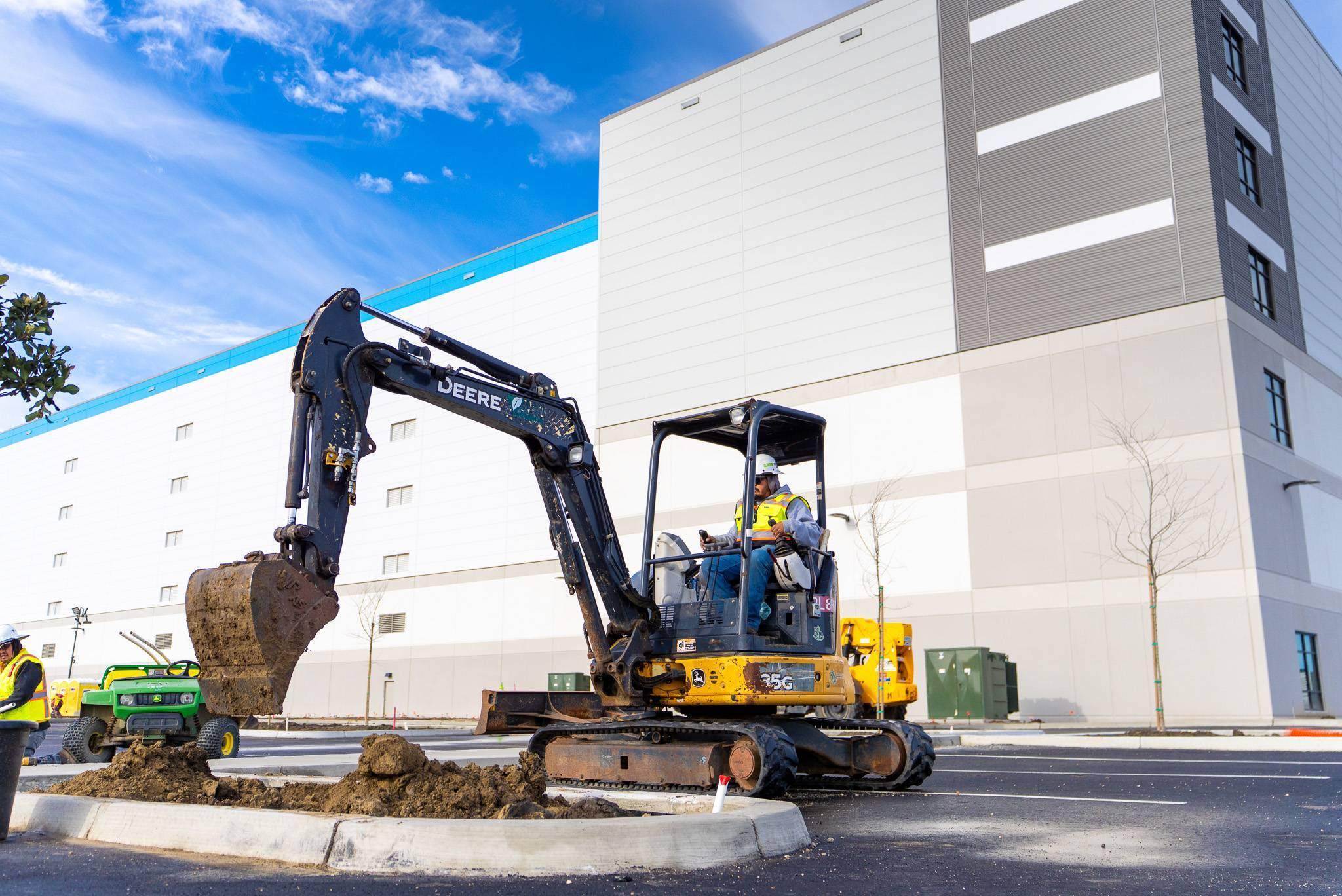 Commercial landscape design and plantings by K&D Landscaping