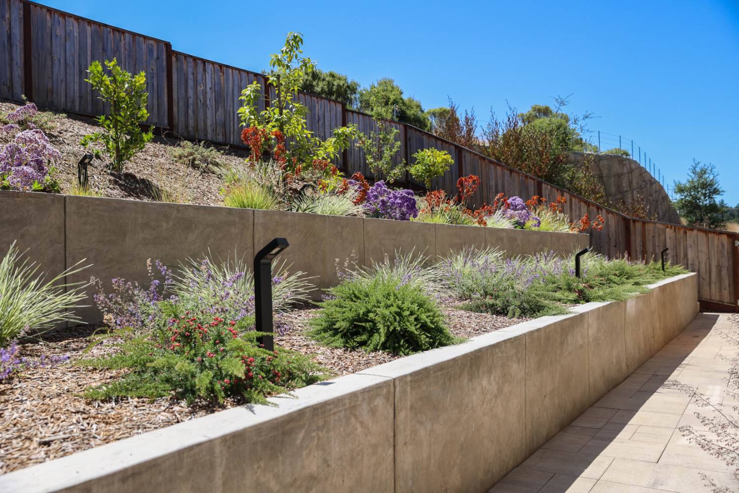 Landscape maintenance designed to support seasonal fire preparedness by K&D Landscaping