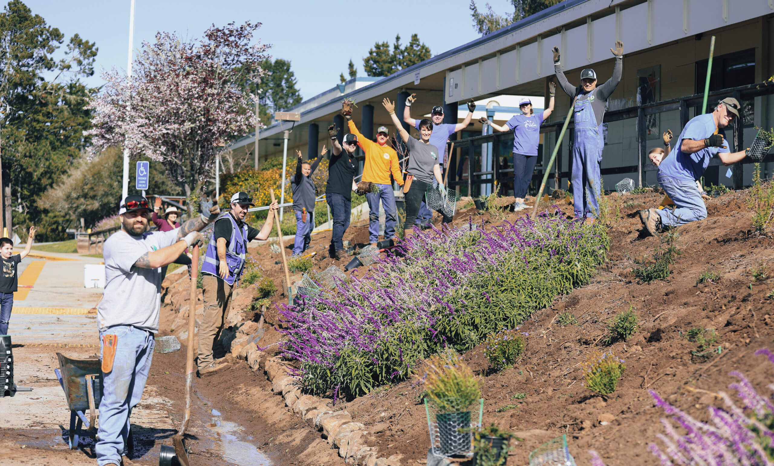 Rolling Hills Middle School garden revived by K&D Landscaping