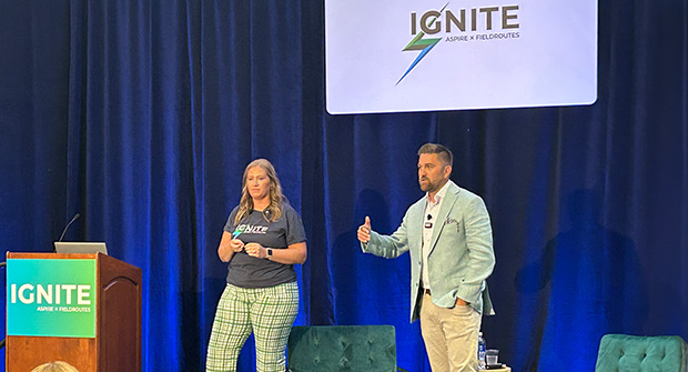 Justin White, CEO of K&D Landscaping at Ignite 2024