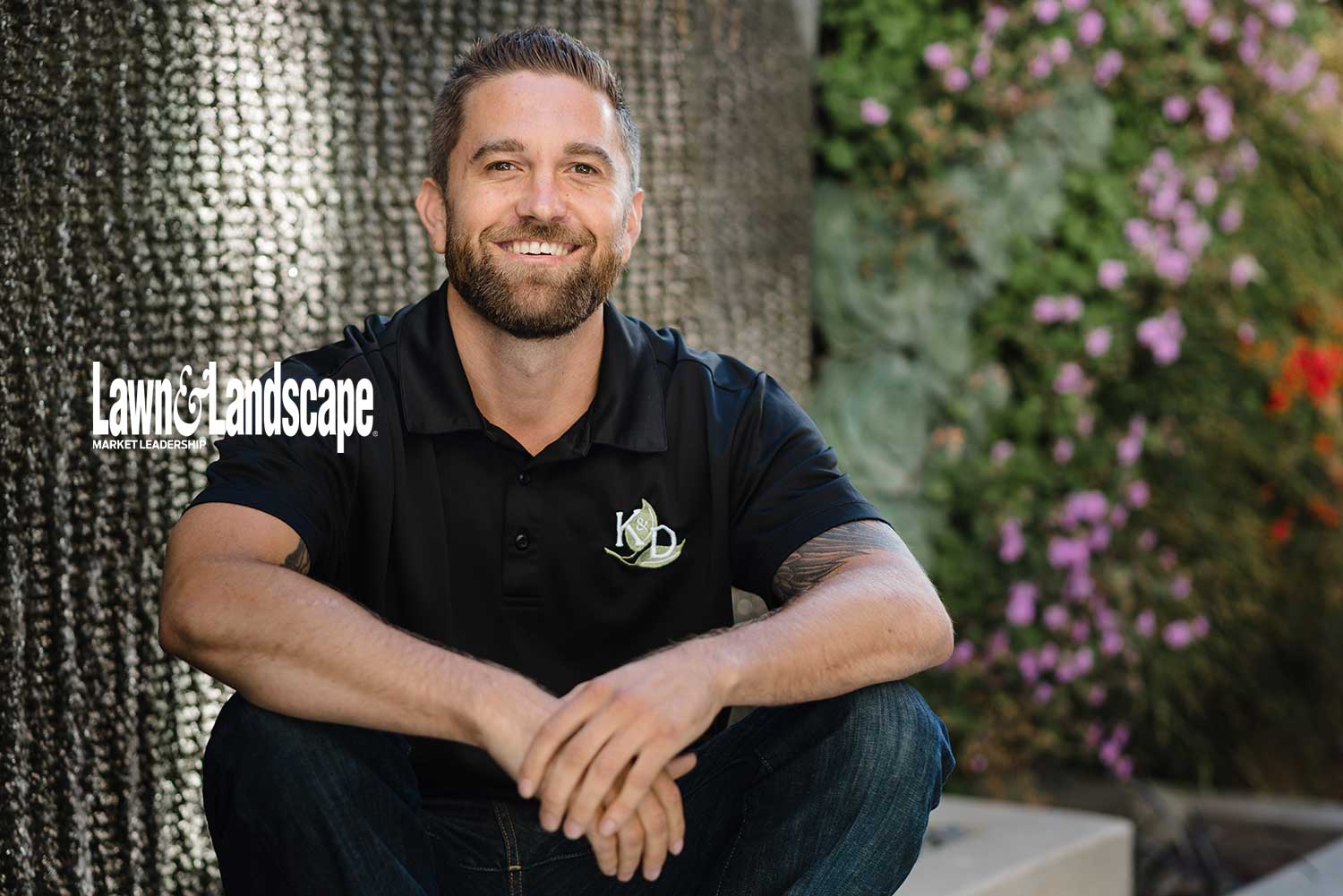 Justin White of K&D Landscaping