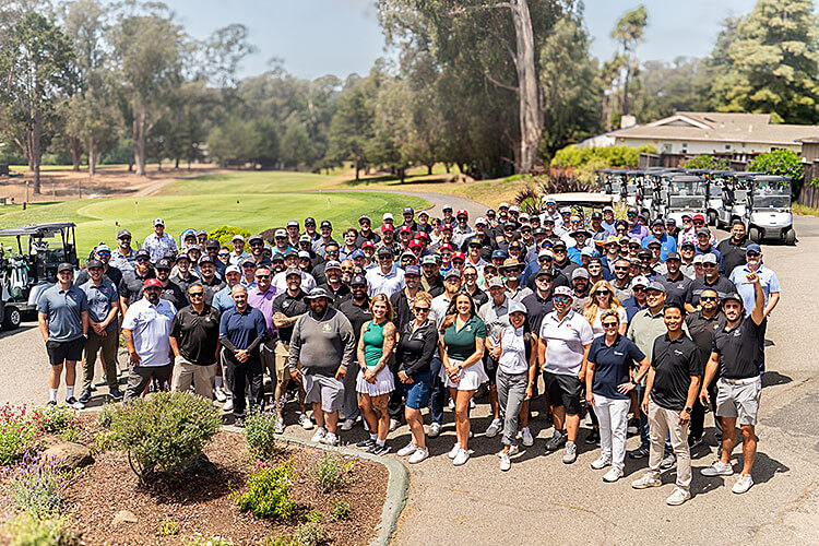 K&D Landscaping team at the Second Annual Golf Classic