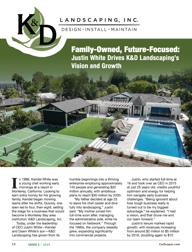 Residential landscape design by K&D Landscaping