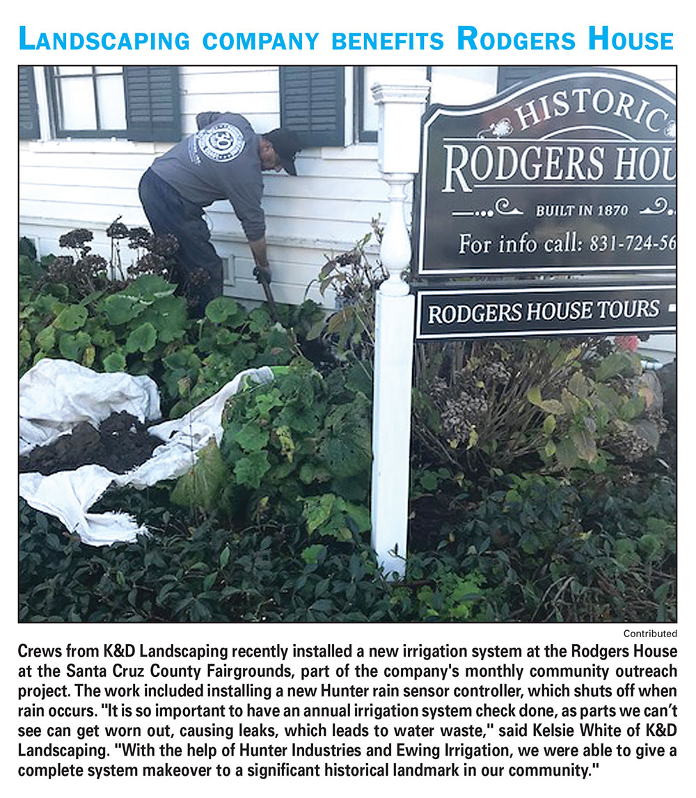 K&D Landscaping benefits the Rodgers House