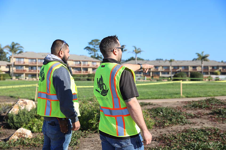 Landscape water management services designed to improve irrigation efficiency by K&D Landscaping