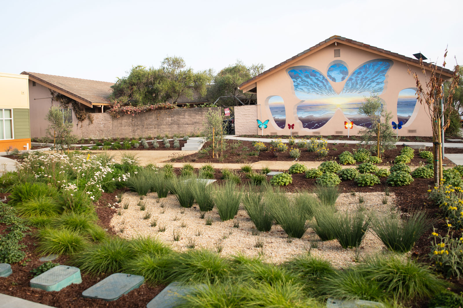 Commercial landscape design and plantings by K&D Landscaping