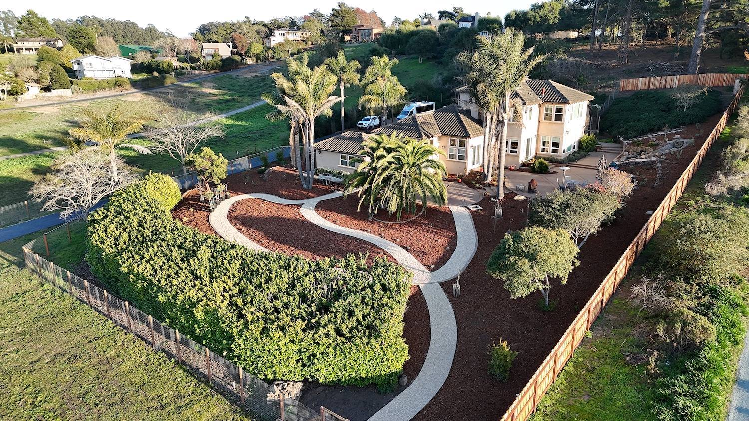 Custom estate landscape care supporting large residential properties by K&D Landscaping