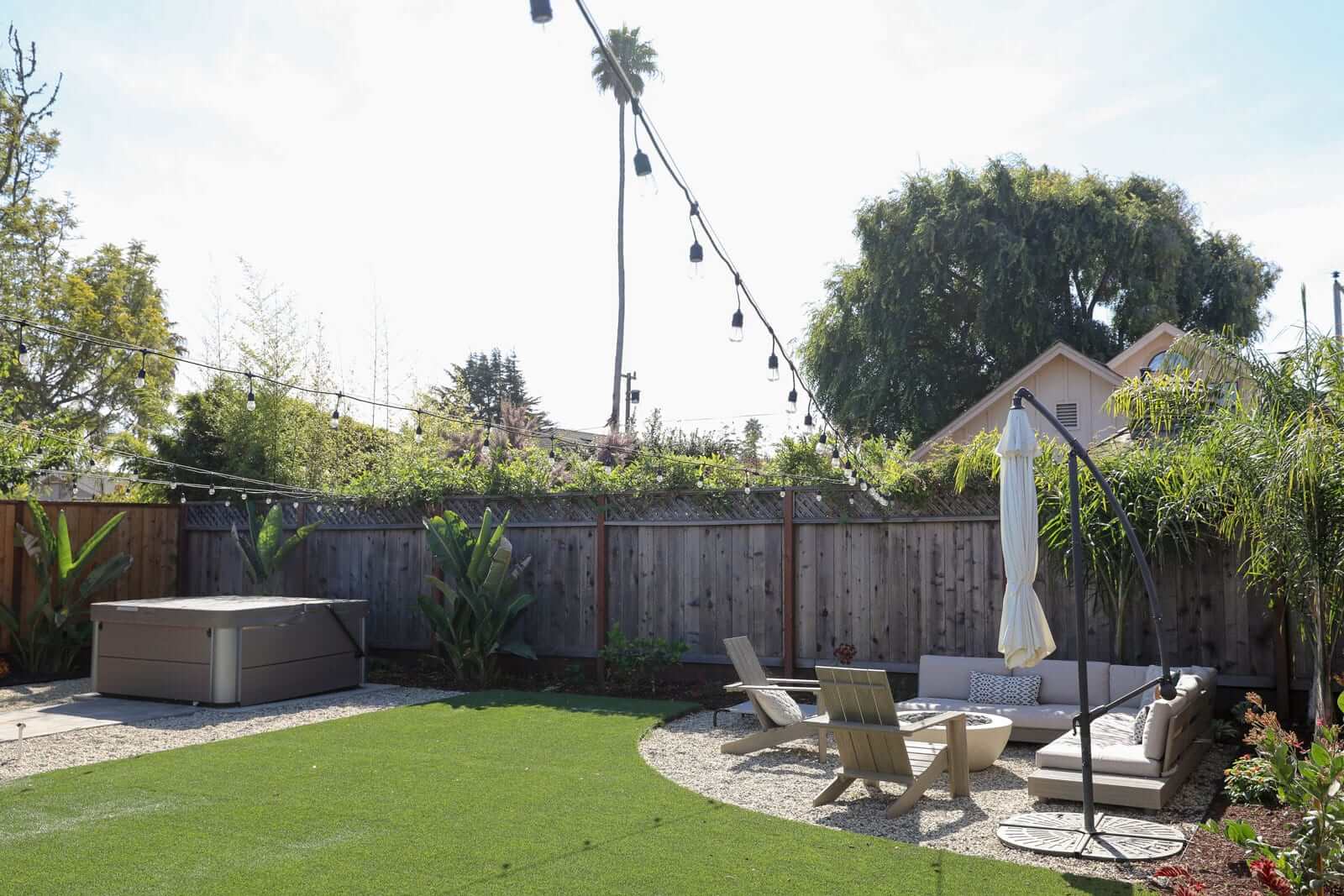 Professionally designed residential outdoor space focused on relaxation and entertaining by K&D Landscaping