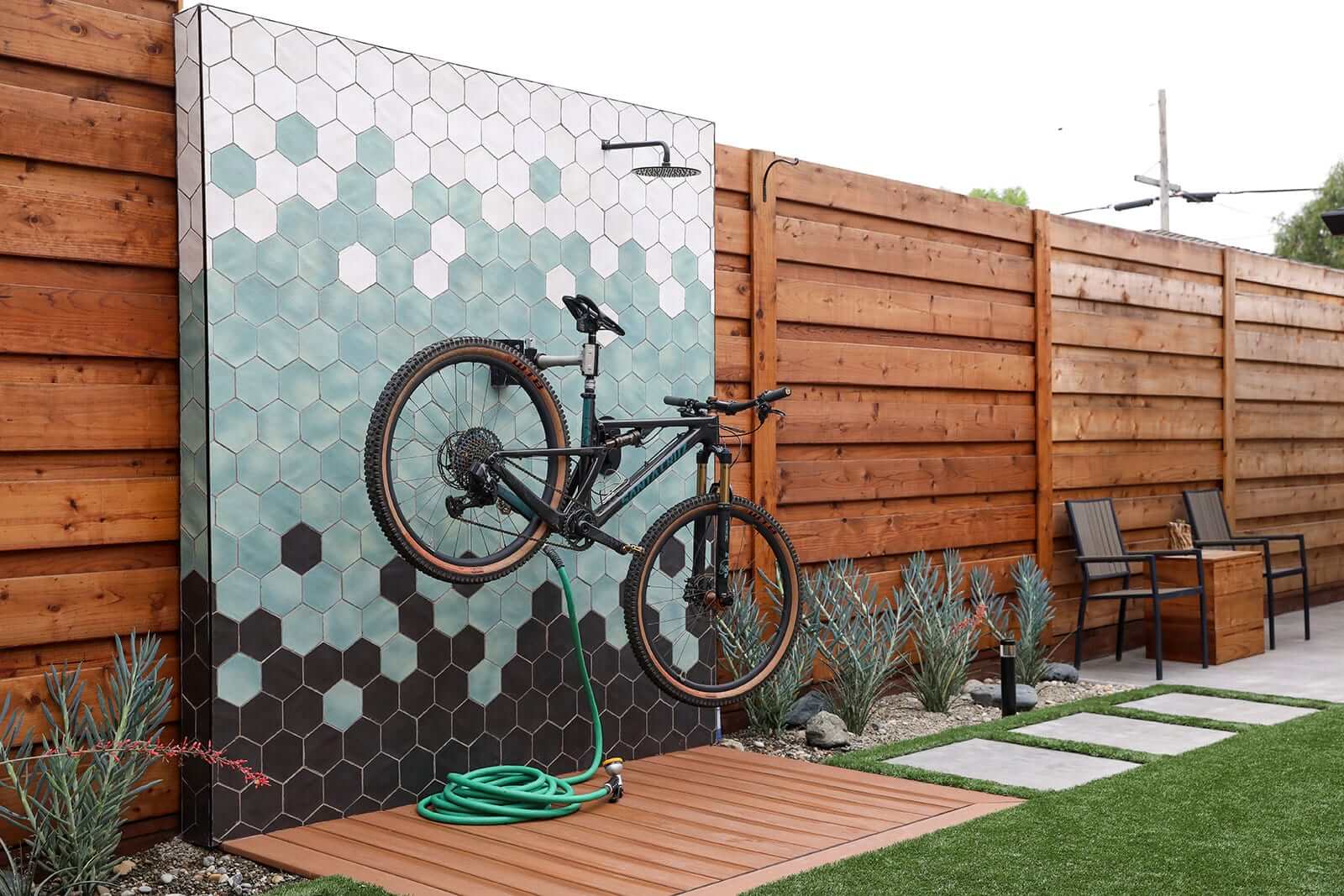 Residential landscape showcasing sustainable design and functional outdoor spaces by K&D Landscaping