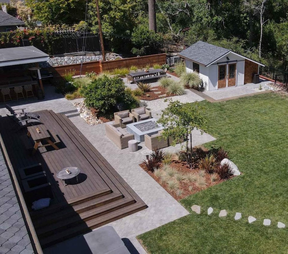 Custom residential landscape design and installation by K&D Landscaping