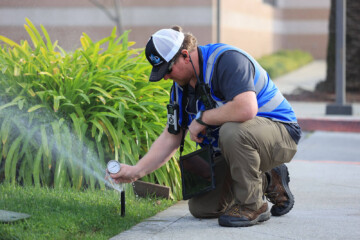 sprinkler system, water management