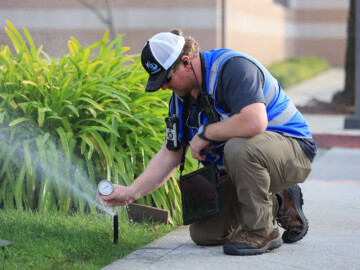 sprinkler system, water management